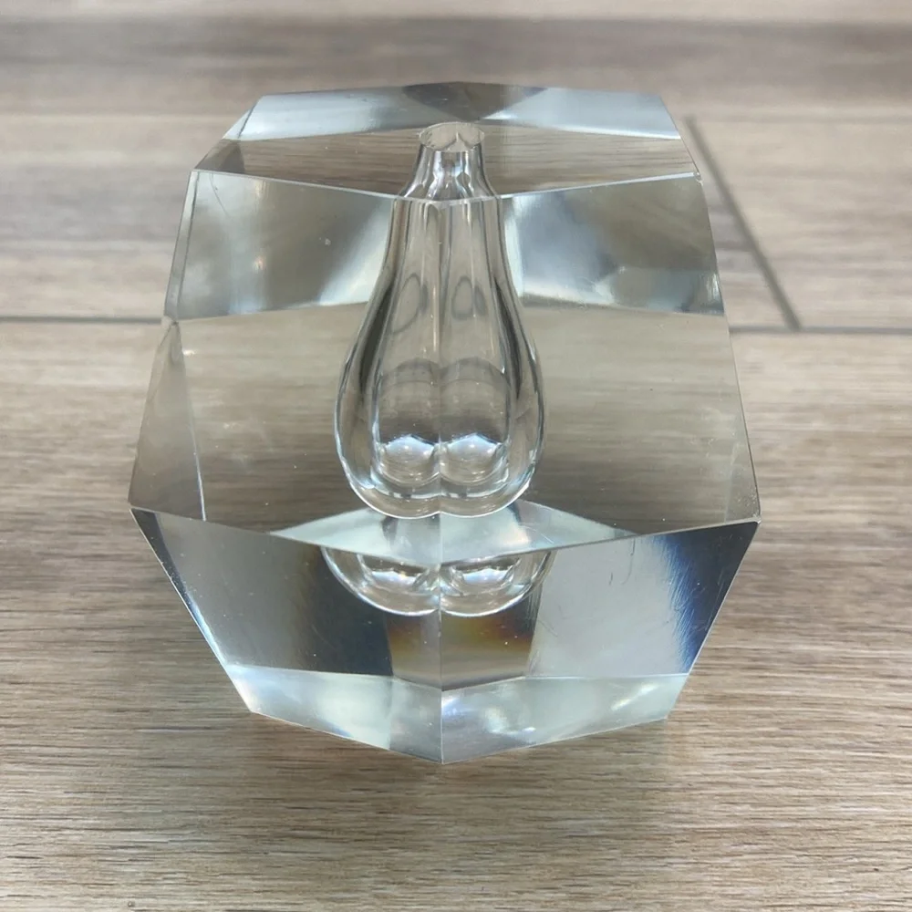 MCM Timo Sarpaneva Ittalia Finland Cristal‎ Block Bud Vase
